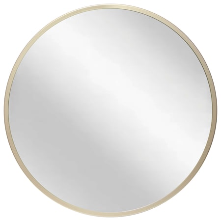 Infinity Instruments Adara - 24 in Matte Gold Wall Mirror 20227GD-24